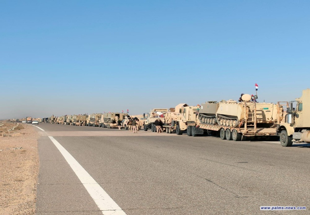 الدفاع: قطعات من الجيش تتحرك لإسناد الحدود المنفتحة من القائم جنوباً حتى الأردن